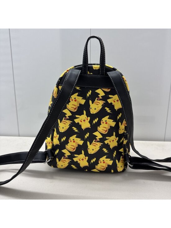 Loungefly Pokemon Pikachu All-Over Print Mini Backpack Black main image 4